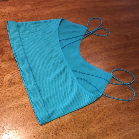 Electric Blue String Tank - Picture 3 of 6